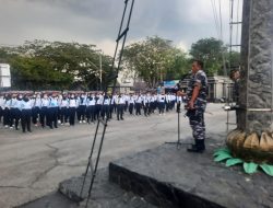 Komandan Lantamal XII Beri Pengarahan Kepada Calon Siswa Prajurit TNI AL Dari Panda Lantamal XII Kalimantan Barat