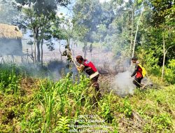 Hotspot Terdeteksi di Wilayah Pauh, Kapolres Perintahkan Kapolsek Pauh Terjun ke Lokasi Titik Api