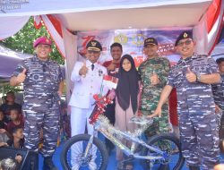 TNI AL Lanal Lhokseumawe Gelar Pesta Rakyat Bersama Masyarakat Pesisir Kota Lhokseumawe