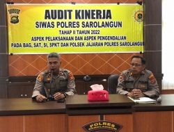 Tim Siwas Polres Sarolangun Lakukan Audit Kinerja hingga ke Polsek Jajaran