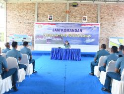 Jam Komandan : Danlanal TBA Berikan Arahan Kepada Prajurit Ksatria Jala Bhakti “Tumbuhkan Motivasi Prajurit”