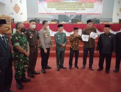 Polres Merangin Gelar 100 personil pada Penyampaian Misi Visi Calon Wakil Bupati Merangin