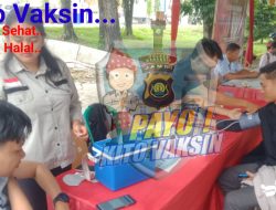 Sat Reskrim dan Sat Resnarkoba Polres Merangin Laksanakan Percepatan Vaksin.