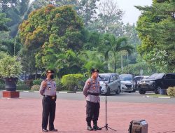 Ditpamobvit Polda Banten pimpin upacara pelepasan purna bakti personel Ditpamobvit