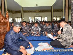 Jelang HUT TNI AL Ke-77 Prajurit dan PNS Lantamal I Laksanakan Doa Bersama