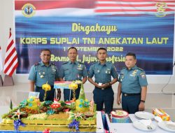 Danlantamal XII Hadiri HUT Ke-74 Korps Suplai TNI Angkatan Laut