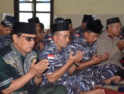 Prajurit Lanal Dumai Gelar Doa Bersama Dalam Rangka HUT TNI AL Ke-77 Tahun 2022