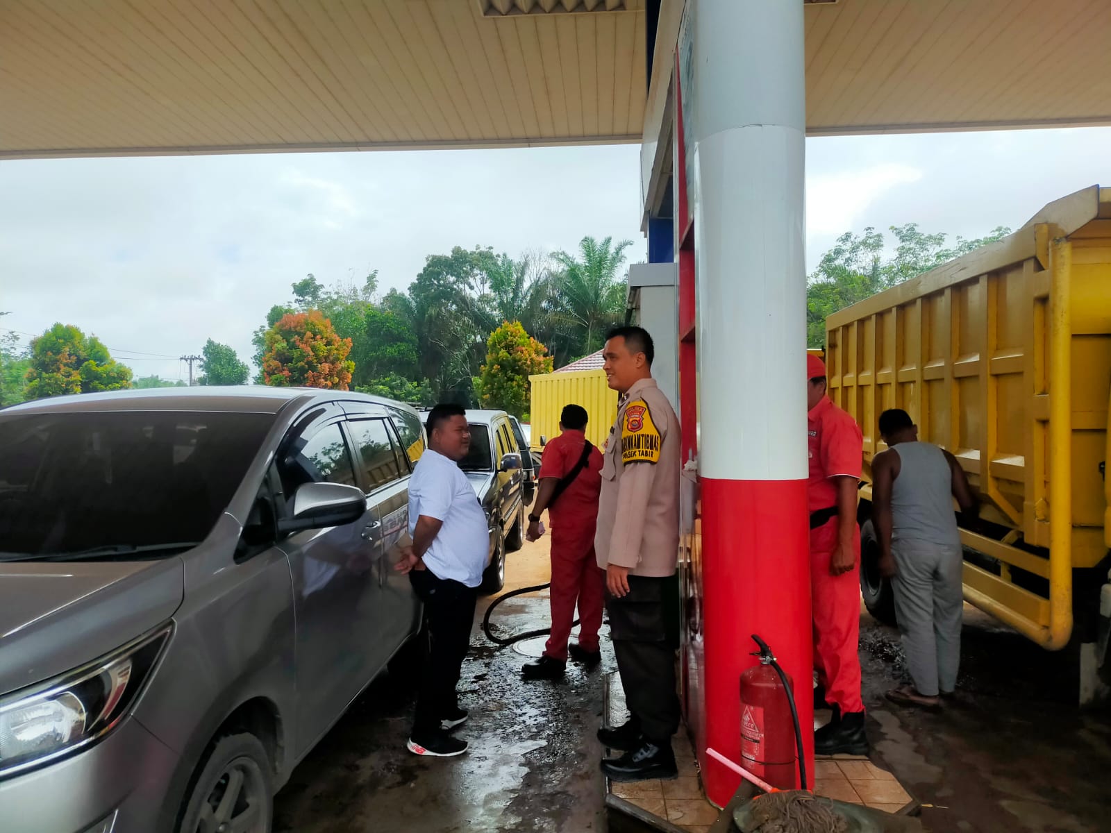 Kapolsek Tabir, Jaga Lingkungan Demi Keamanan Masyarakat dengan cara Patroli Bhabinktibmas secara Rutin di Objek Vital Umum