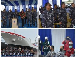 Danlanal Batam Hadiri Launching Ceremony Kapal BCM Di PT. Batamec