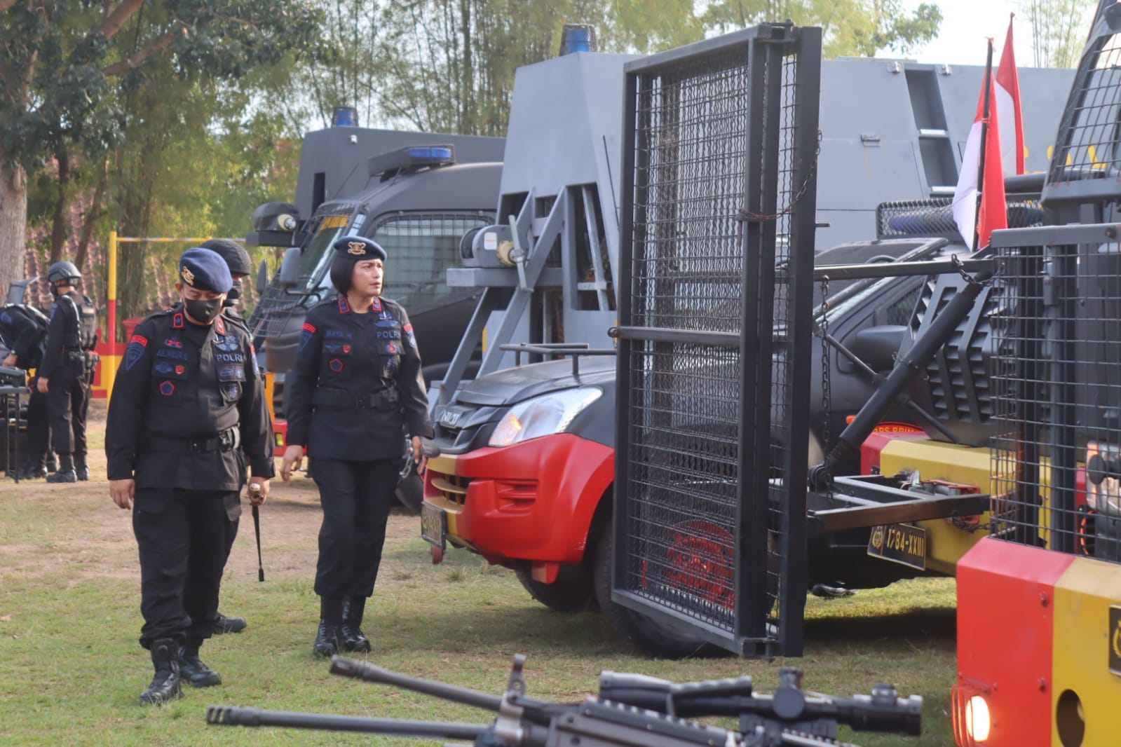 Satuan Brimob Polda Banten Laksanakan Apel Siaga Gabungan Pasca Kenaikan Harga BBM