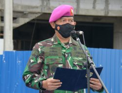 Prajurit Lantamal I Laksanakan Upacara Penaikan Bendera