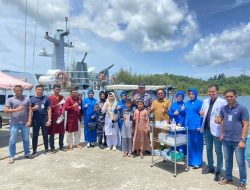 Pangkalan TNI AL Simeulue Laksanakan Bakti Kesehatan HUT Ke-77 TNI AL