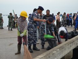 Gerakan Nasional Laut Bersih Tahun 2022 Oleh Lanal Dumai