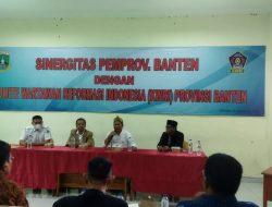 SINERGINITAS PEMROV BANTEN DENGAN KOMITE WARTAWAN REFORMASI INDONESIA ( KWRI ) PROVINSI BANTEN