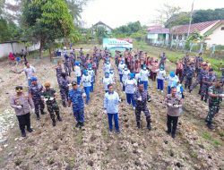 Lanal Dumai Ikut Serta Dalam Gerakan Penanaman Sorgum Nasional Tahun 2022