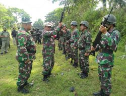 Asah Kemampuan Prajurit, Kodim 0808/Blitar Gelar Latbakjatri Triwulan III Tahun 2022