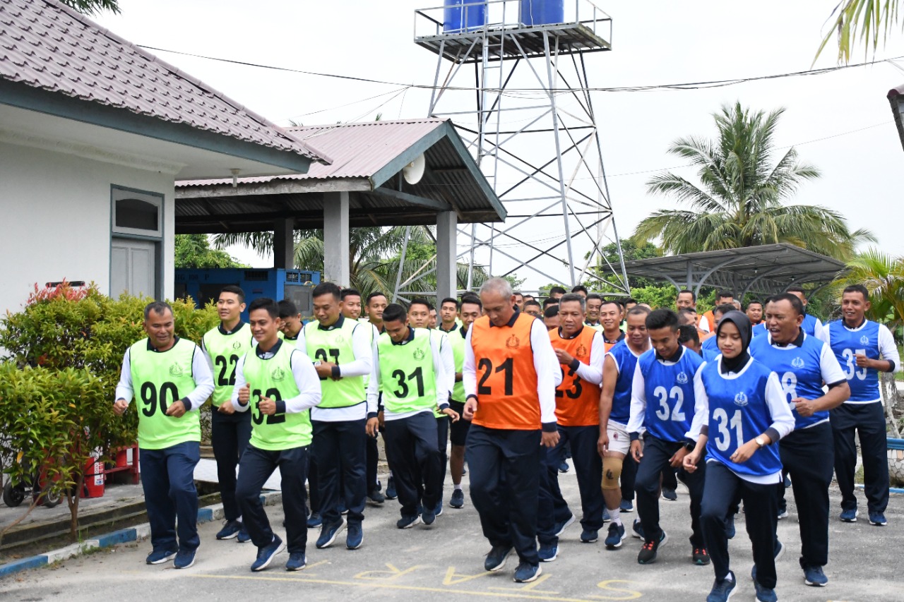 Ukur Kemampuan Fisik Prajurit Lanal TBA Tes Kesegaran Jasmani