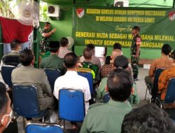 Komsos Koramil 08/Duren Sawit, Buka Bakat Wirausaha Generasi Muda Millenial