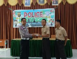 Sat Lantas Polres Merangin,beri Pemahaman Ilmu pada Kegiatan ” Police Go To School