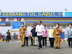 PJ Gubernur Banten Al Muktabar Dampingi Presiden Joko Widodo Resmikan Jalan Tol Serpong- Balaraja Seksi 1A