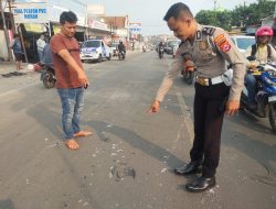 Ceroboh Saat Menyalip, Dua Pengendara Motor Alami Kecelakaan, Kasat Lantas Polres Serang Kota Jelaskan Kronologisnya