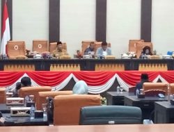 Rapat Paripurna DPRD ke 1 Masa Sidang Raperda Tahun Anggaran 2022/2023.