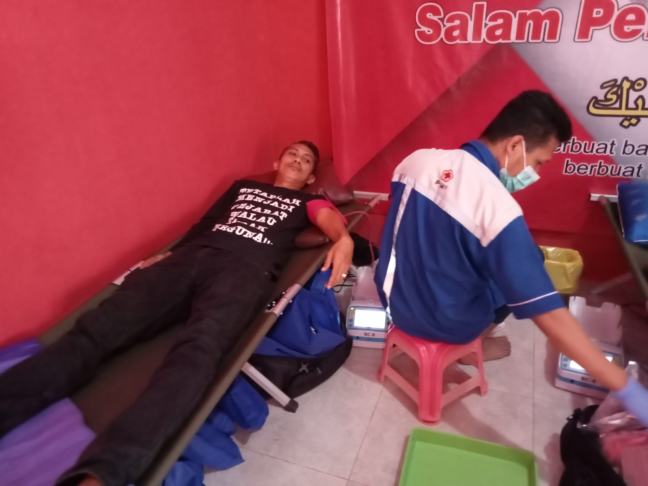 LSM AMPAR Cirebon Gelar Acara Donor Darah Rutin triwulanan