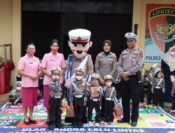 Polisi Sahabat Anak diPolres Merangin,Kenalkan alat Dalmas serta Fungsinya.