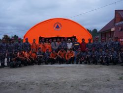 Bantu Korban Gempa Di Tapanuli Utara, Lantamal I Kerahkan Pasukan Penanggulangan Bencana