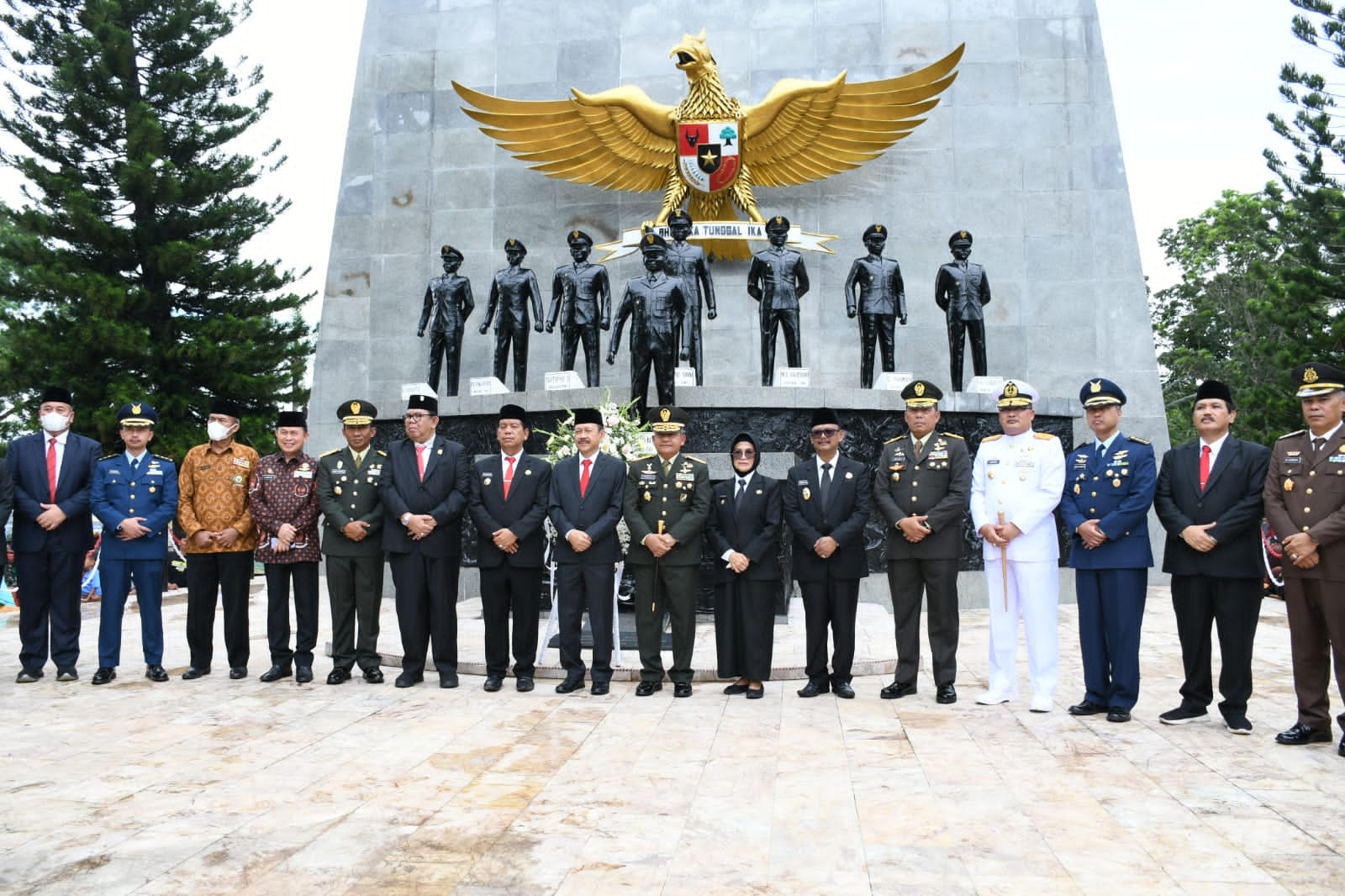 Komandan Lantamal I Hadiri Upacara Peringatan Hari Kesaktian Pancasila Tingkat Provinsi Sumatera Utara Tahun 2022