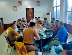 Sat Intelkam Hadiri Giat Rapat TPID Gerakan Perdana Pembelian Beras lokal / Bulog depan Kantor Bupati Merangin