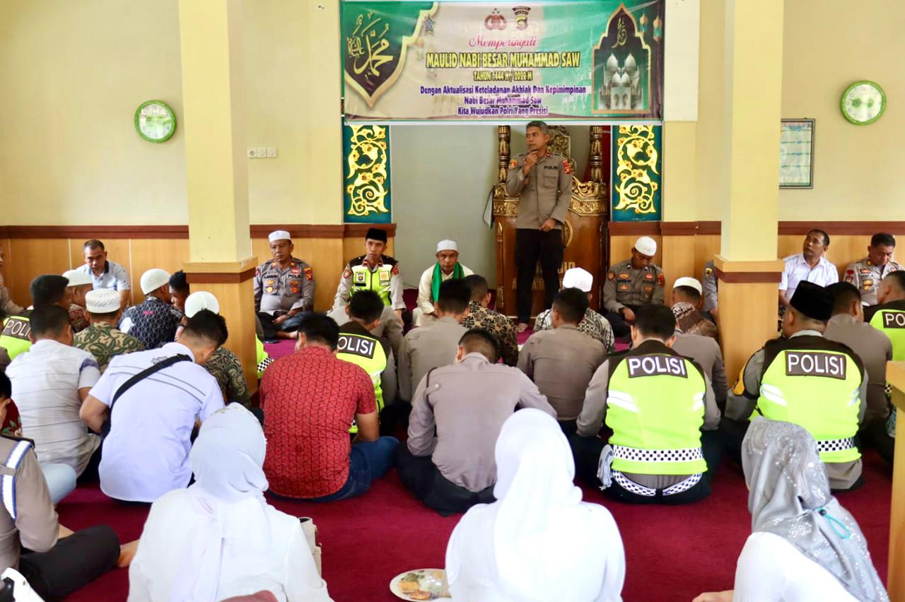 Polres Sarolangun Gelar Peringatan Maulid Nabi Muhammad SAW 1444 H/ 2022 M