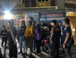 Jaga Kamtibmas, Ditreskrimum Polda Banten Patroli Malam di pusat Keramaian Kota Serang