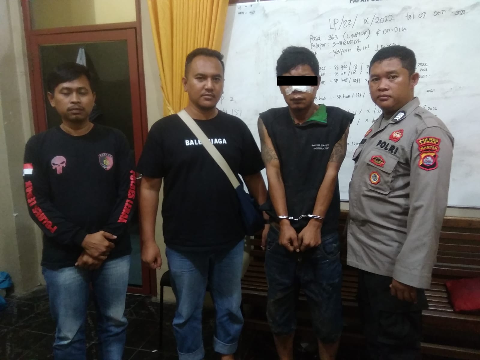 Pelaku Bobol Rumah Berhasil Ditangkap Polsek Rangkasbitung Polres Lebak