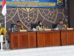 Kapolres tebo Akbp Fitria mega M.psi.psi  Membuka Gelar  OperasionalTriwulan III Tahun 2022