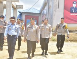 Kapolda Jambi Irjen Pol A. Rachamat Wibowo Mendampingi Rombongan Ibu Menteri Kabinet Indonesia Maju Mengunjungi Lapas  Kelas IIB Jambi Di Kab.Muara Jambi