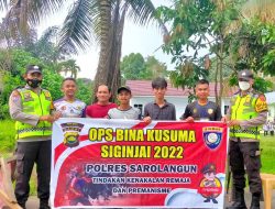 Bhabinkamtibmas Polsek Sarolangun Gelar OPS Imbangan Bina Kusuma ke Desa Desa.