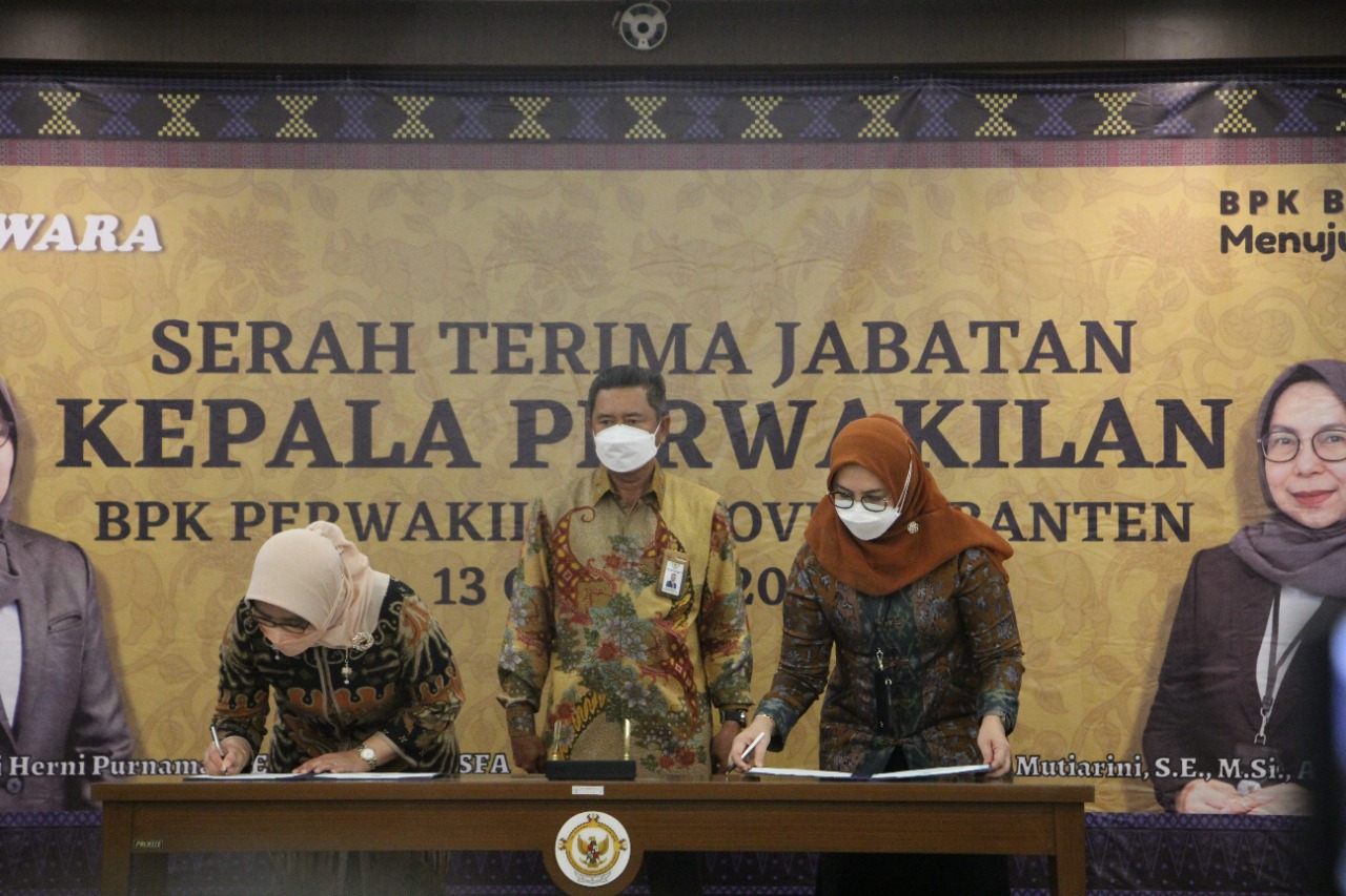 Polda Banten Hadiri Serah terima Jabatan Kepala BPK  Perwakilan Provinsi Banten