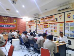 Biroops Polda Banten Menerima Kunjungan Dari Tim Audit Warsik Itwasda