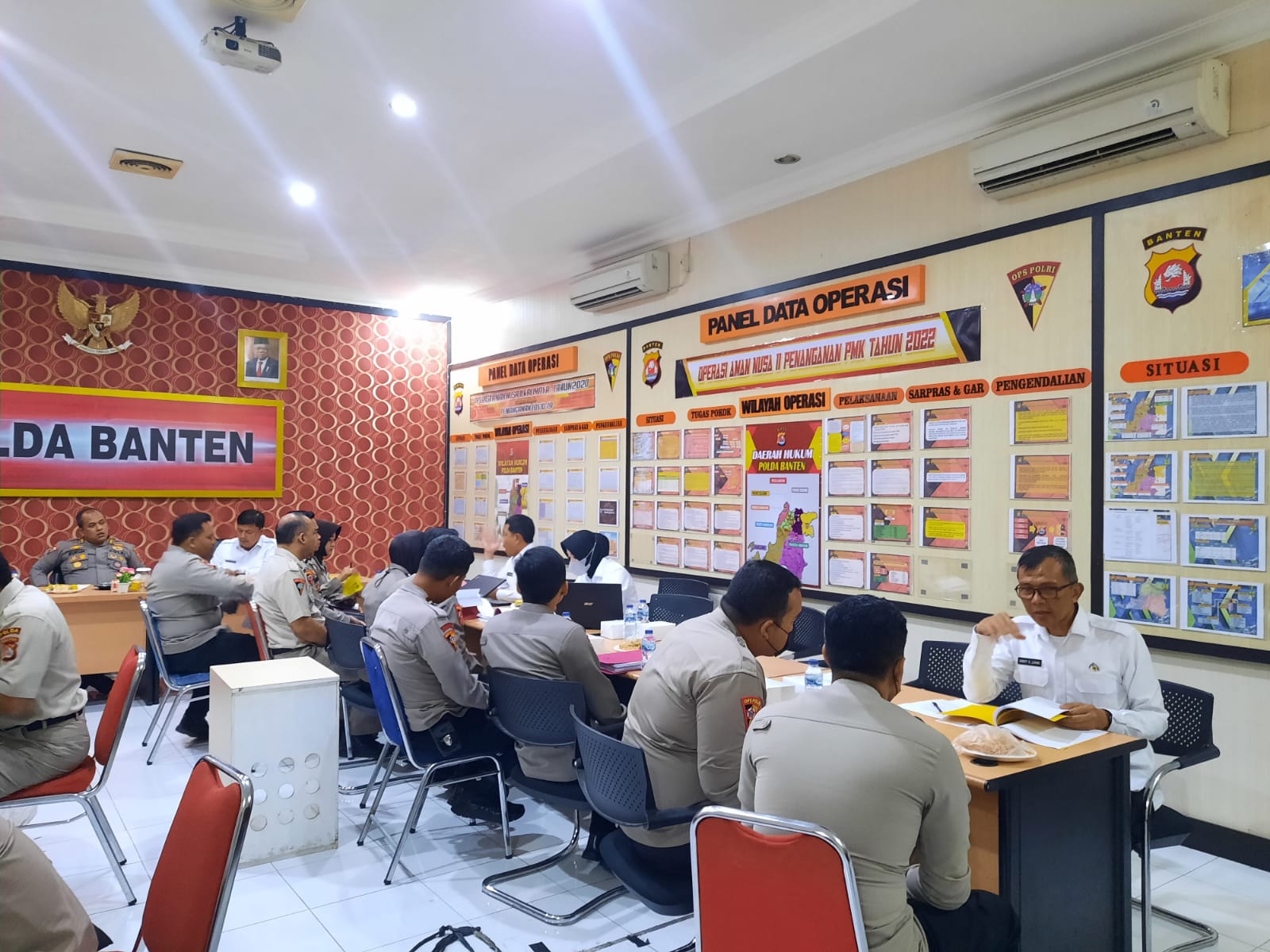 Biroops Polda Banten Menerima Kunjungan Dari Tim Audit Warsik Itwasda