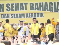 Meriahkan Jalan Santai HUT Golkar Ke- 58, Wasekjen DPP Andika Hazrumy: Targetnya Menang Pileg Dulu