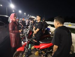 Jaga Kamtibmas Ditreskrimum Polda Banten Gelar Patroli Malam Rutin di Pusat Keramaian Kota Serang