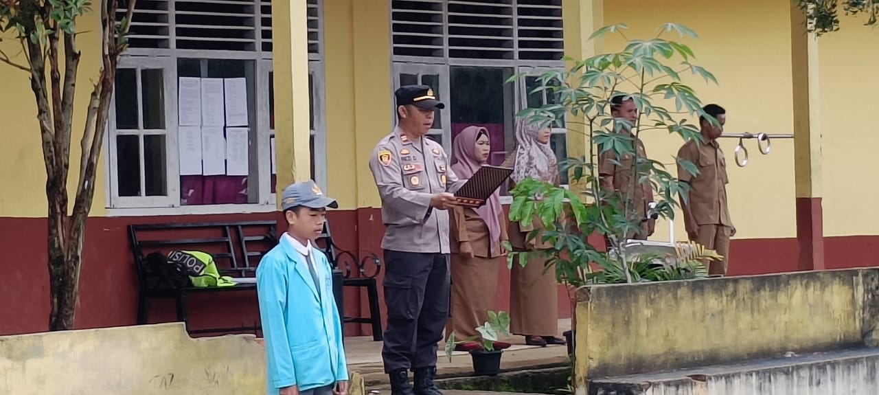 Kapolsek Lembah Masurai,Jauhi Narkoba dan Laksanakan Tertib Berlalu lintas.