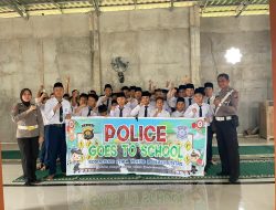 Satlantas Polres Merangin,Edukasi Siswa SMP IT,Pergi dan Pulang Sekolah Dengan Aman.