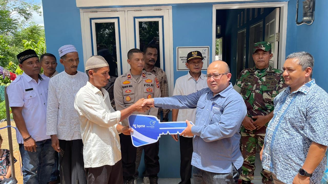 PROGRAM BEDAH RUMAH MEDCO E&P BERLANJUT, 21 UNIT RUMAH SUDAH TERBANGUN