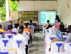 Pentingnya Kesehatan Bagi Masyarakat, Satgas TMMD Berikan Penyuluhan Kesehatan Di Desa Cahya Bumi