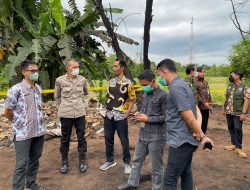 Ditreskrimsus Polda Banten Bersama Dinas Lingkungan Hidup Lakukan Penyelidikan di PT. RGM