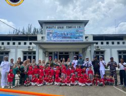 Edukasi Field Trip Kemaritiman, Lanal Simeulue Terima Kunjungan TK Negeri Pertiwi Suka Karya