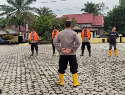 Polsek Tabir Laksanakan Apel Tanggap Darurat,Satuan SAR Guna percepatan Tindakan Rescue