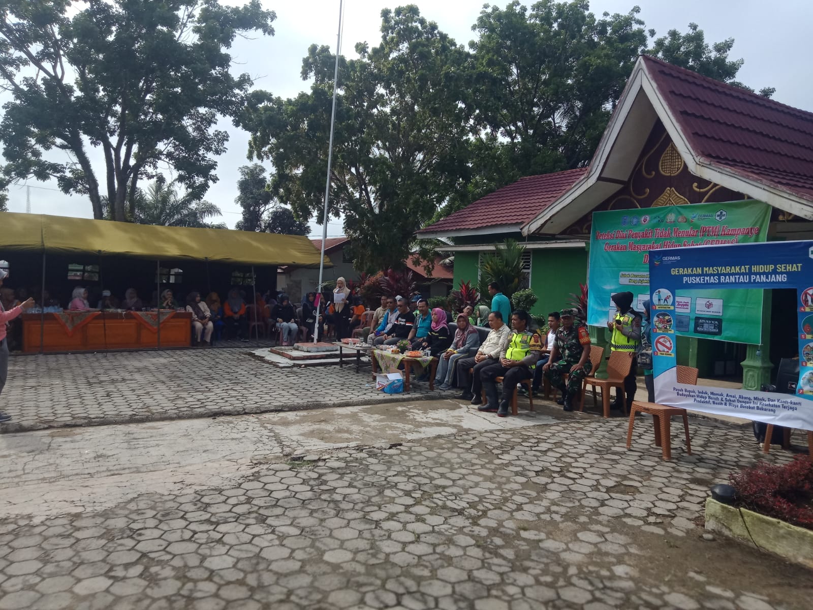 Kapolsek Tabir Iptu. Adha Fristanto. SH.MH. Hadiri Gerakan Masyarakat Hidup Sehat